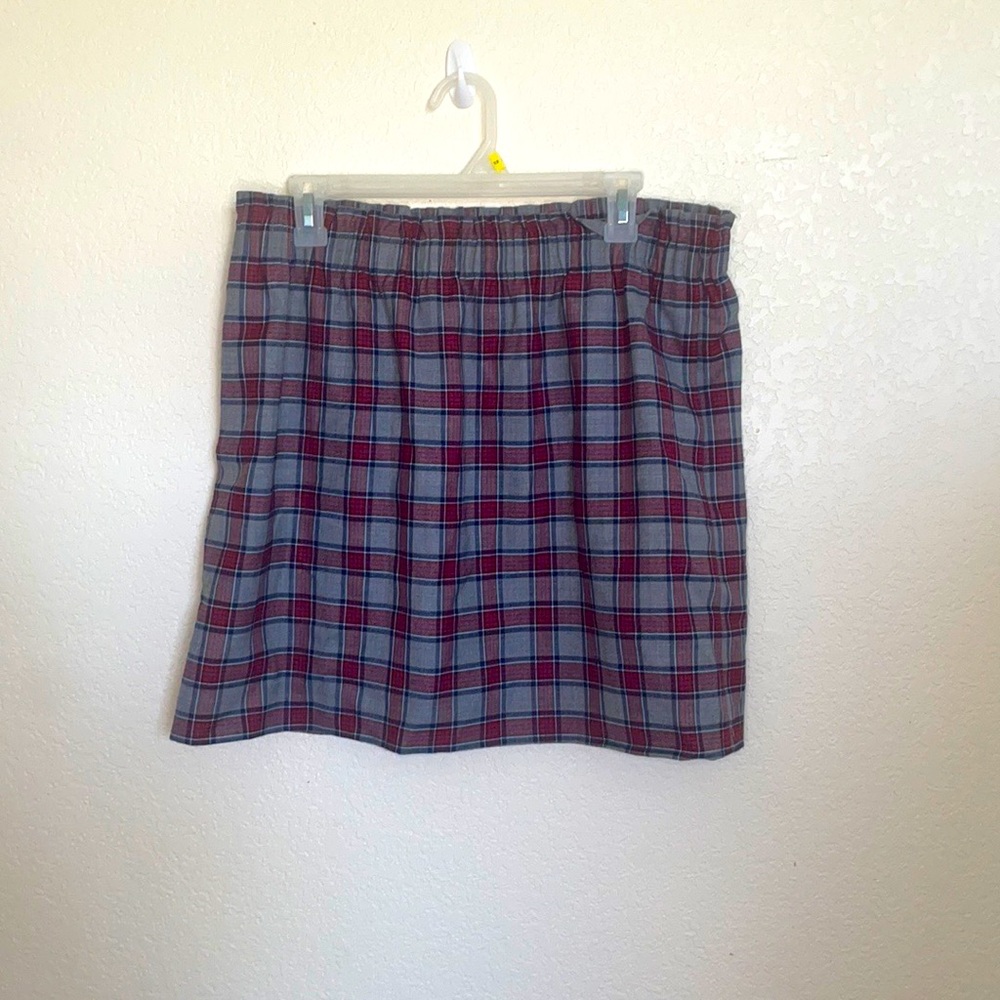 J Crew Wool Plaid Skirt